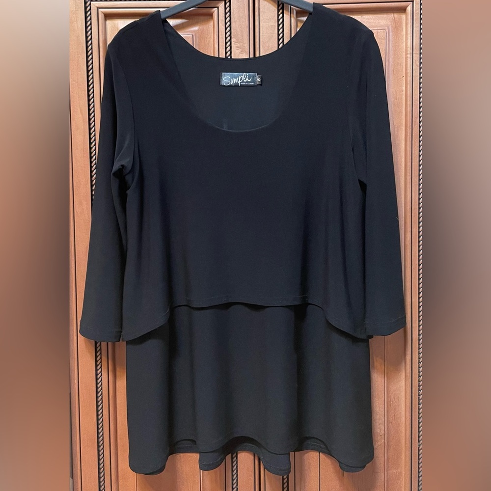 Sympli Canada layered trapeze top Size 8